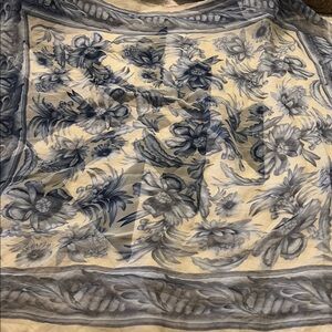 Vintage Jaeger Italy Silk sheer scarf 32” square